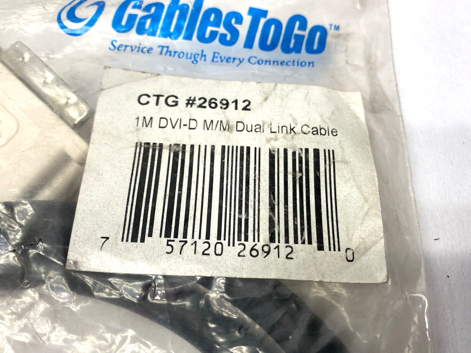 26912 | C2G Dual Link Digital Video Cable DVI-3 Male/Male 1m - New - Maverick Industrial Sales