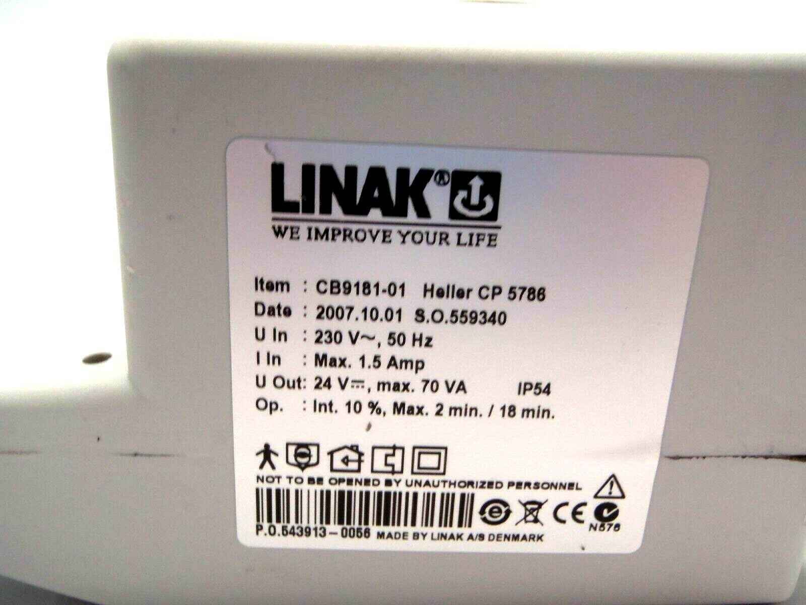 Linak CB9181-01 Hood Lift Control Box for Heller CP 5786 Oven 230V 50Hz - Maverick Industrial Sales