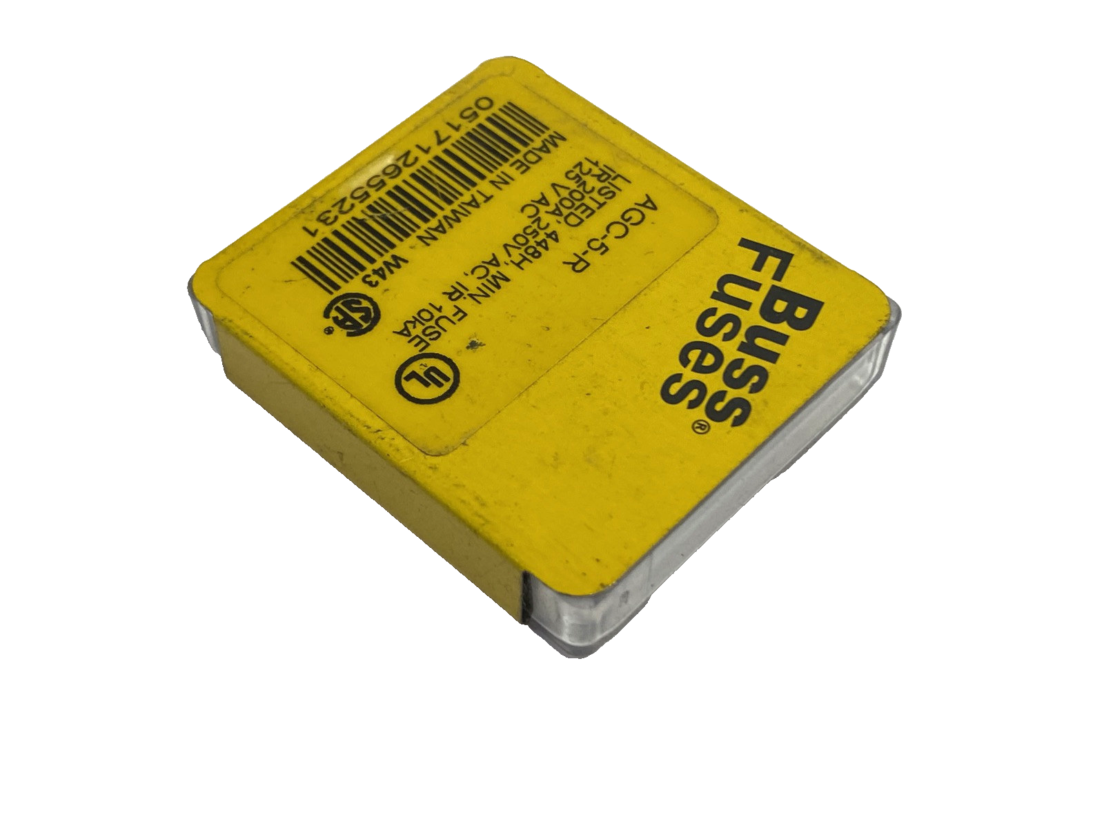 Cooper Bussmann AGC-5-R Miniature Fuse 5A 250VAC PACKAGE OF 5 - Maverick Industrial Sales