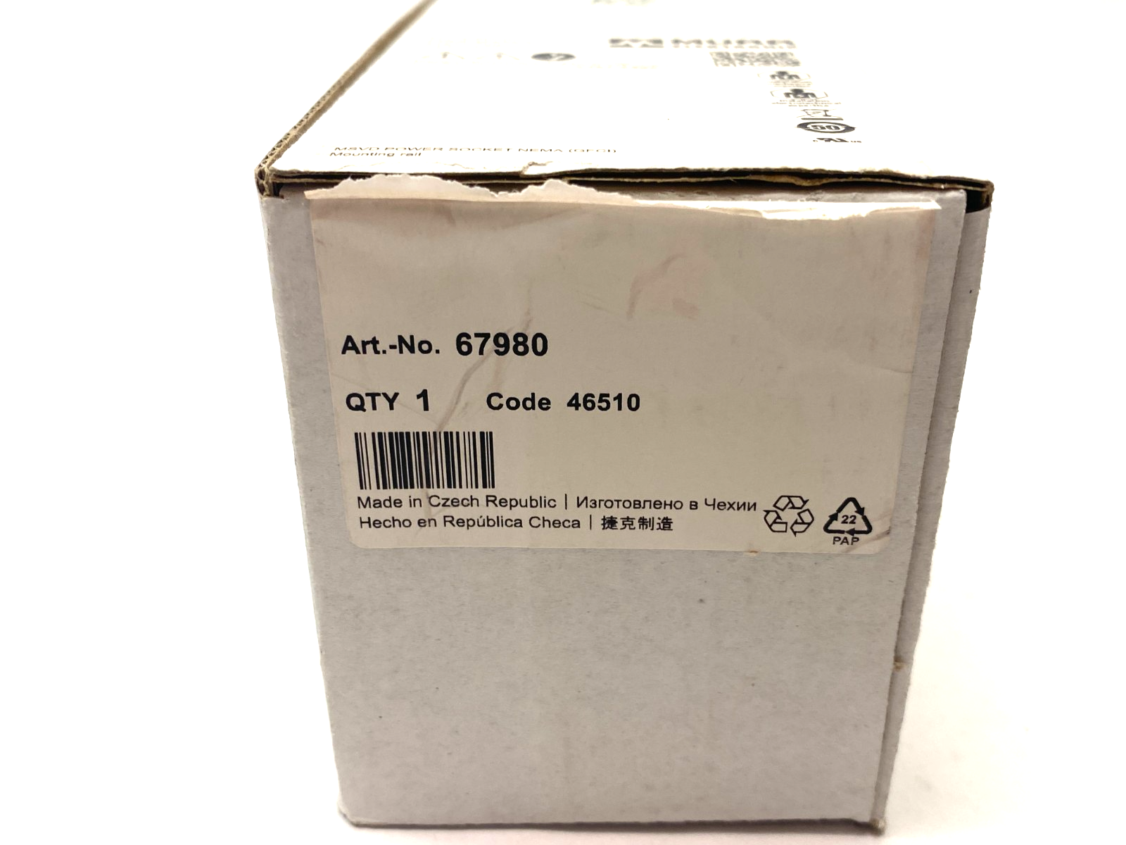 Murrelektronik 67980 MSVD Power Socket NEMA (GFCI) for DIN Rail - Maverick Industrial Sales