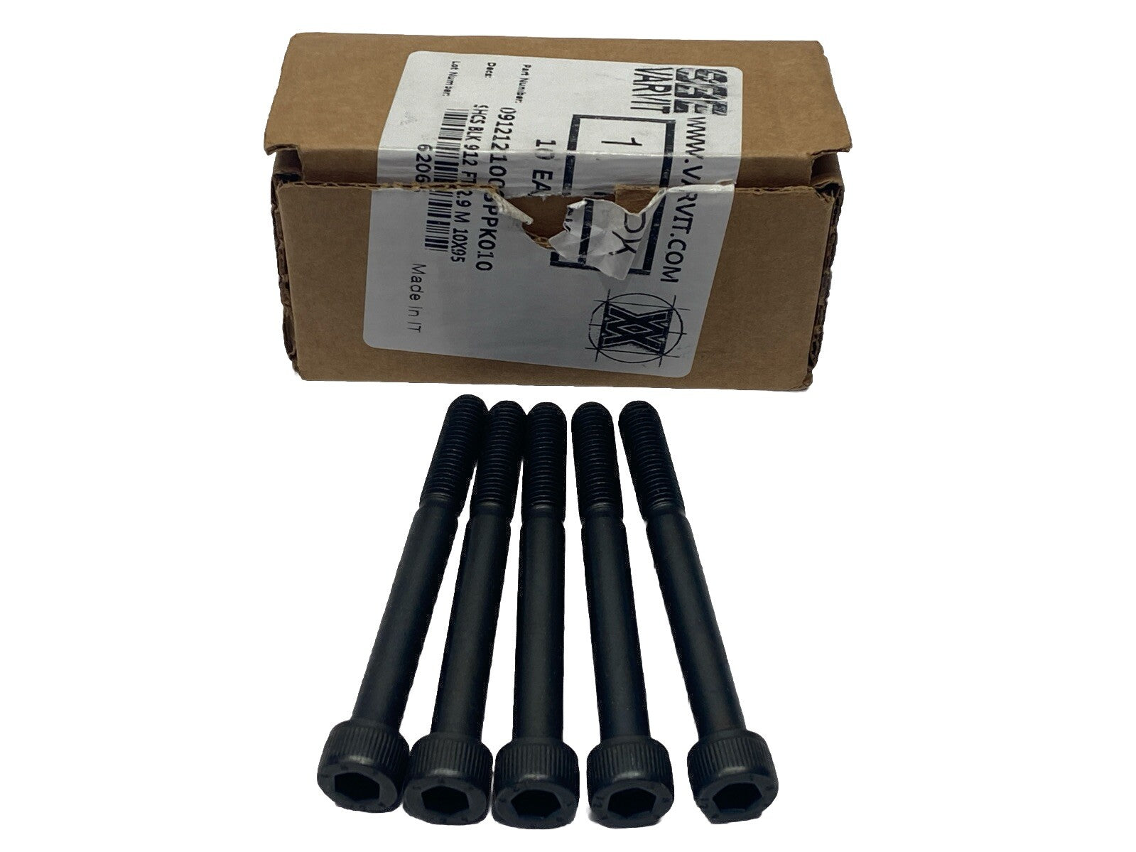 SBE Varvit 09121210095PPK010 SHCS BLK Socket Head Screws 10X95 LOT OF 5 - Maverick Industrial Sales