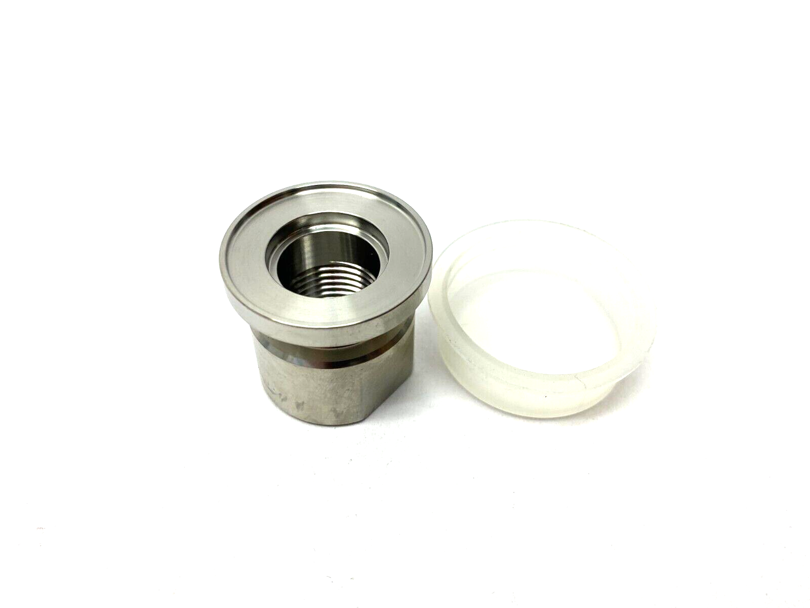 Agilent KAFP160375S Stainless Steel Klamp Flange Adapter Fitting NW16 0.375" NPT - Maverick Industrial Sales