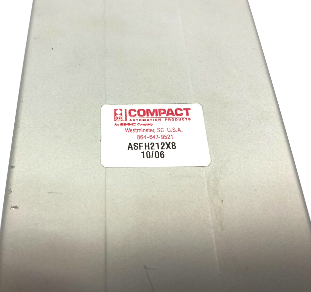 Compact Automation ASFH212X8 Square Pneumatic Cylinder 2-1/2" Bore 8" Stroke - Maverick Industrial Sales