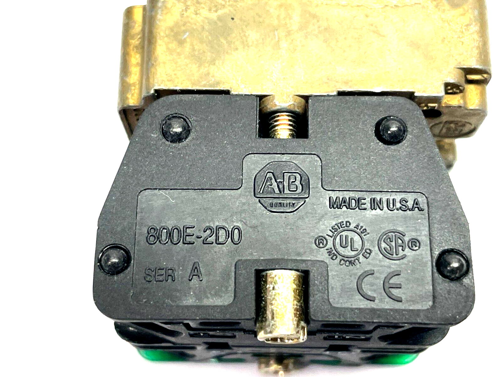 Allen Bradley 800E Series Pushbutton Switch Green - Maverick Industrial Sales