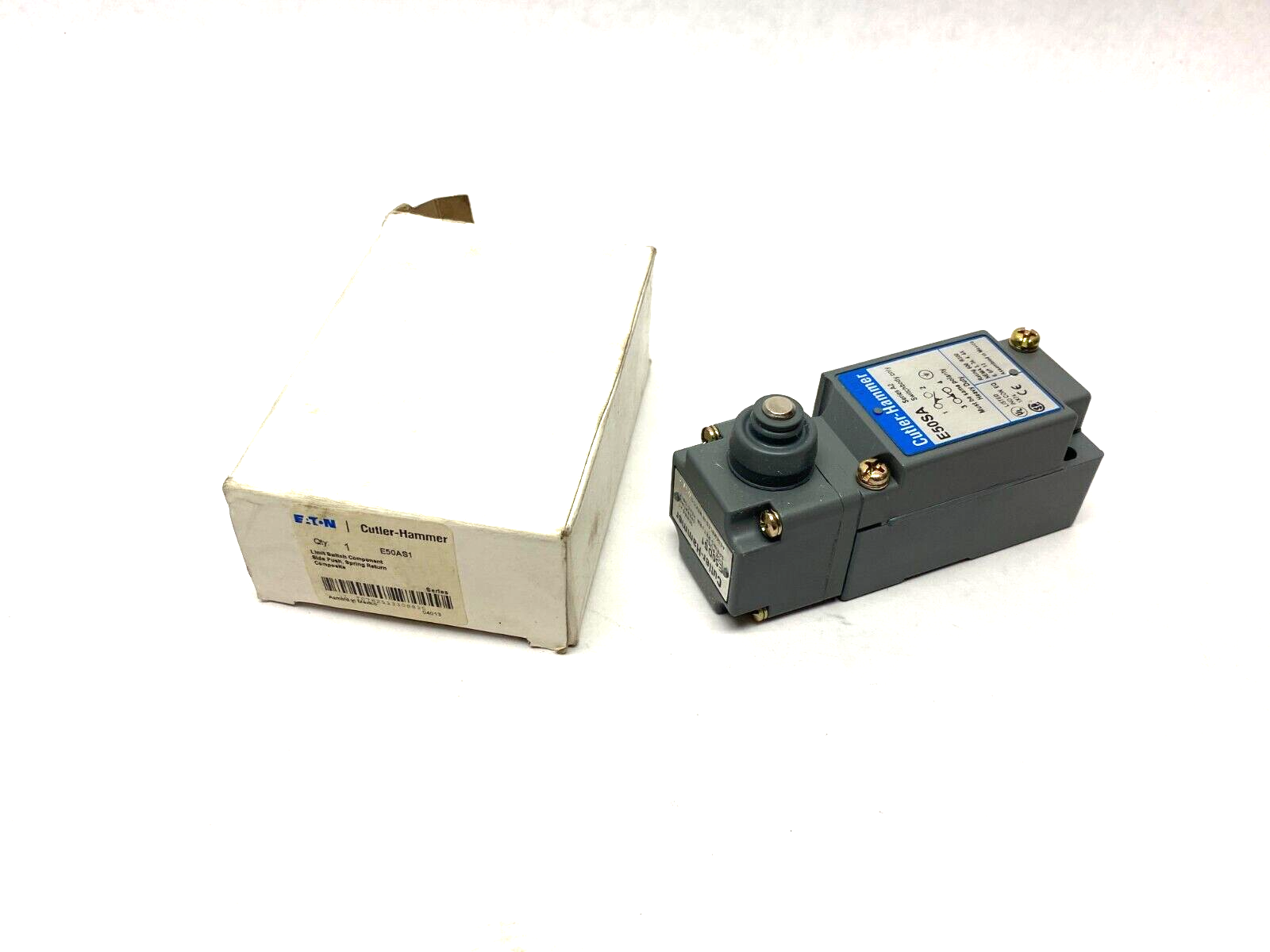 E50AS1 | Eaton Cutler-Hammer Plunger Limit Switch Surface Mount NEMA Heavy Duty - New – Open box - Maverick Industrial Sales