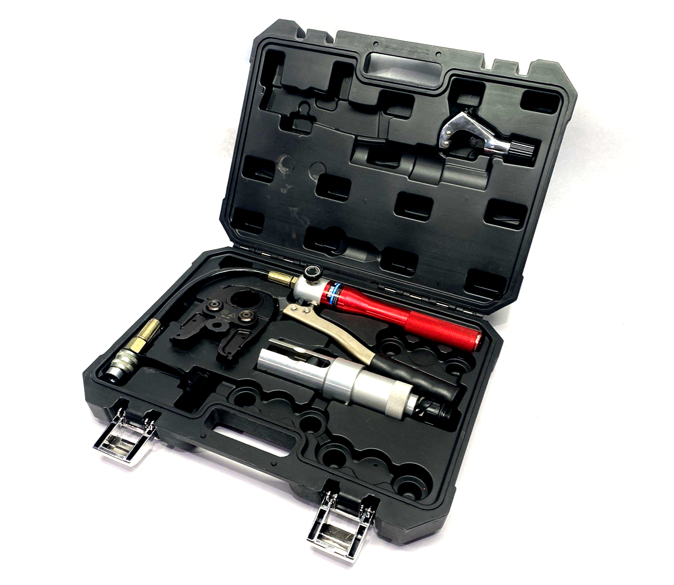 HT-1930 | Double Chen DBC-F1930 Copper Tube Crimping Tool Kit - Used - Maverick Industrial Sales