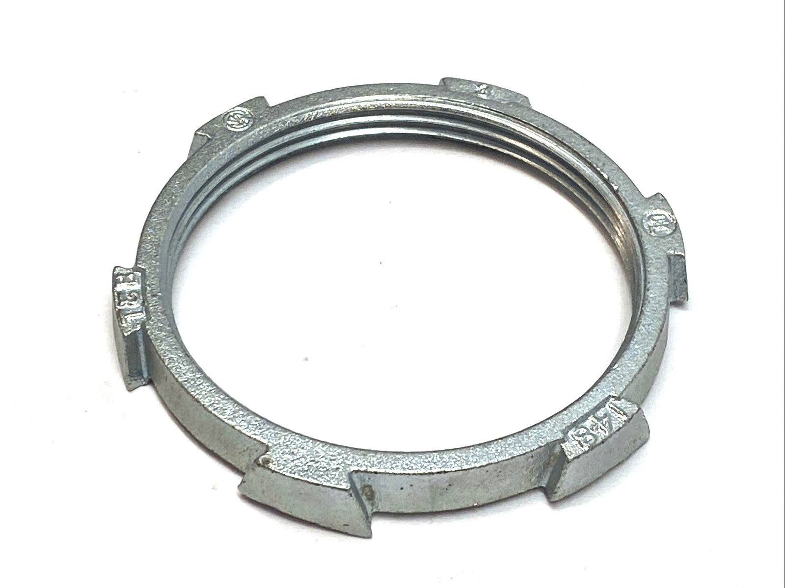 148 | Thomas & Betts Conduit Locknut 3" Malleable Iron Rigid IMC BOX OF 10 - Used - Maverick Industrial Sales