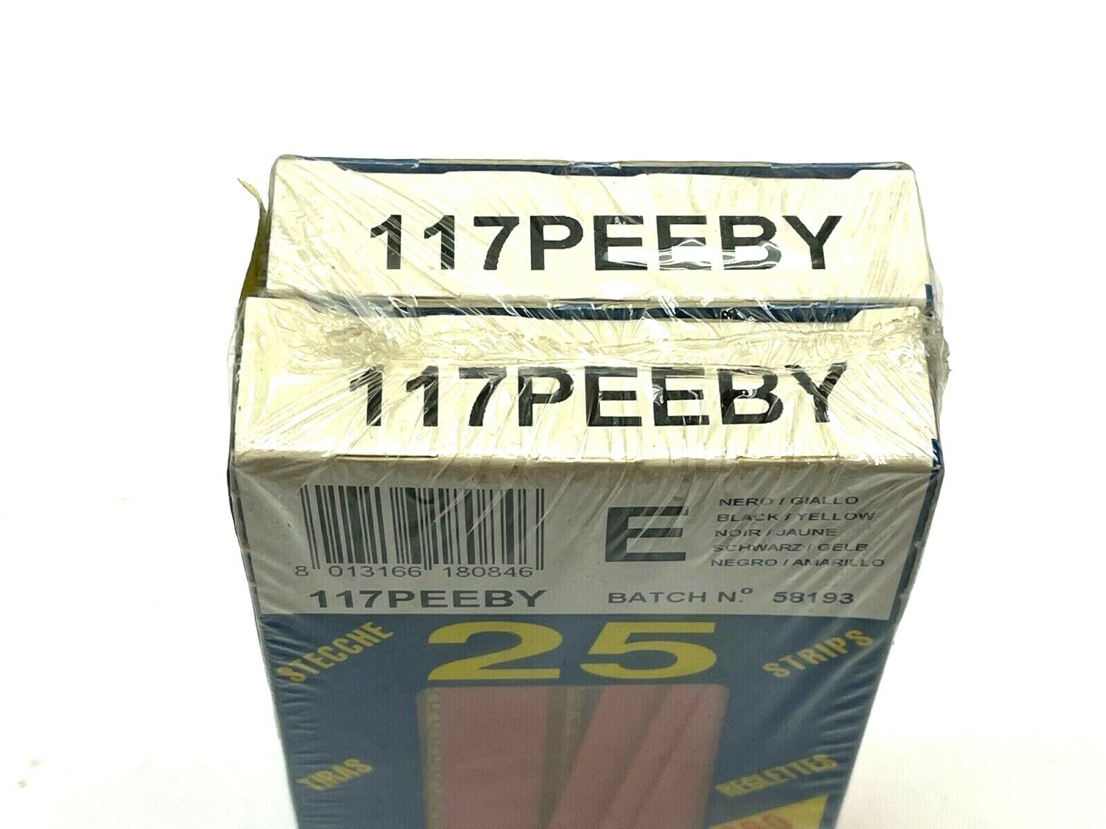 Grafoplast 117PEEBY Wiremarker Strips LOT OF 50 - Maverick Industrial Sales