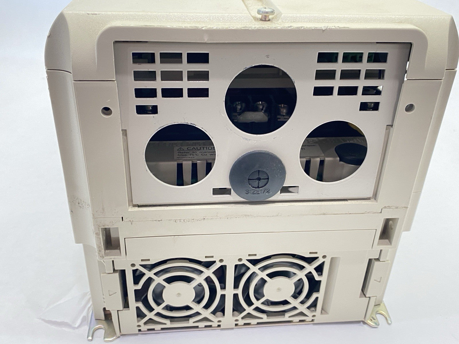 CIMR-P7U4011 | Yaskawa P7 Varispeed iQ Pump Controller Drive 3PH 27A 480V - For parts or not working - Maverick Industrial Sales