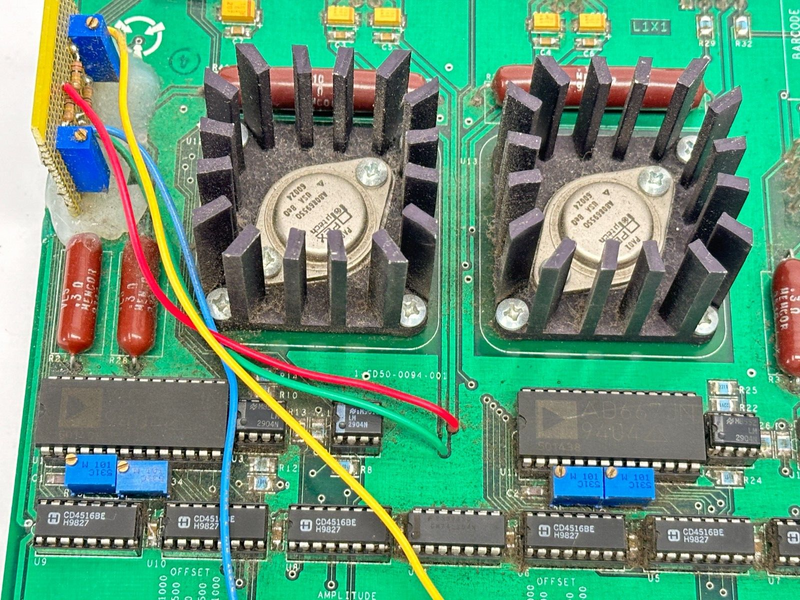 1-CD50-0094-001 PCB 1-CD50-0094-000-X1 w/ 2x AD667JN 9404 DAMAGED - Maverick Industrial Sales