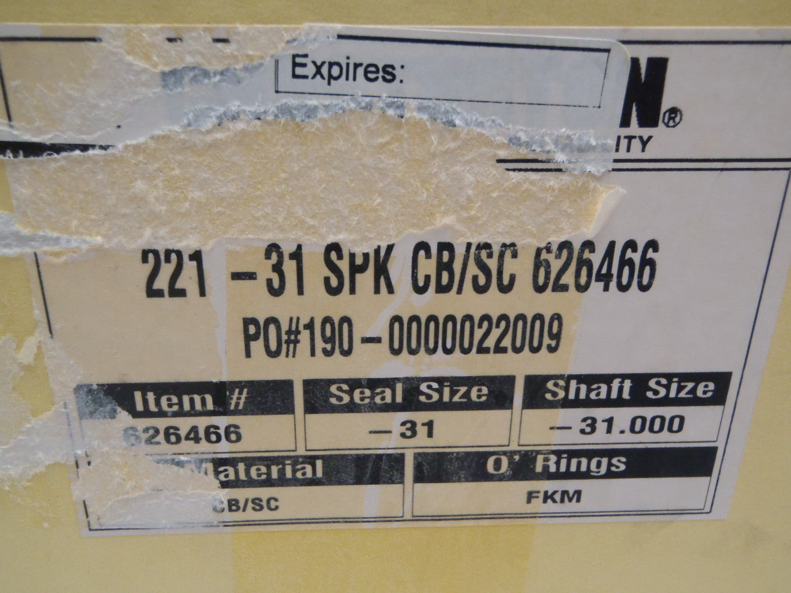 Chesterton 221-31 SPK CB/SC 626466 Mechanical Seal Kit Shaft Size 31.000 FKM - Maverick Industrial Sales