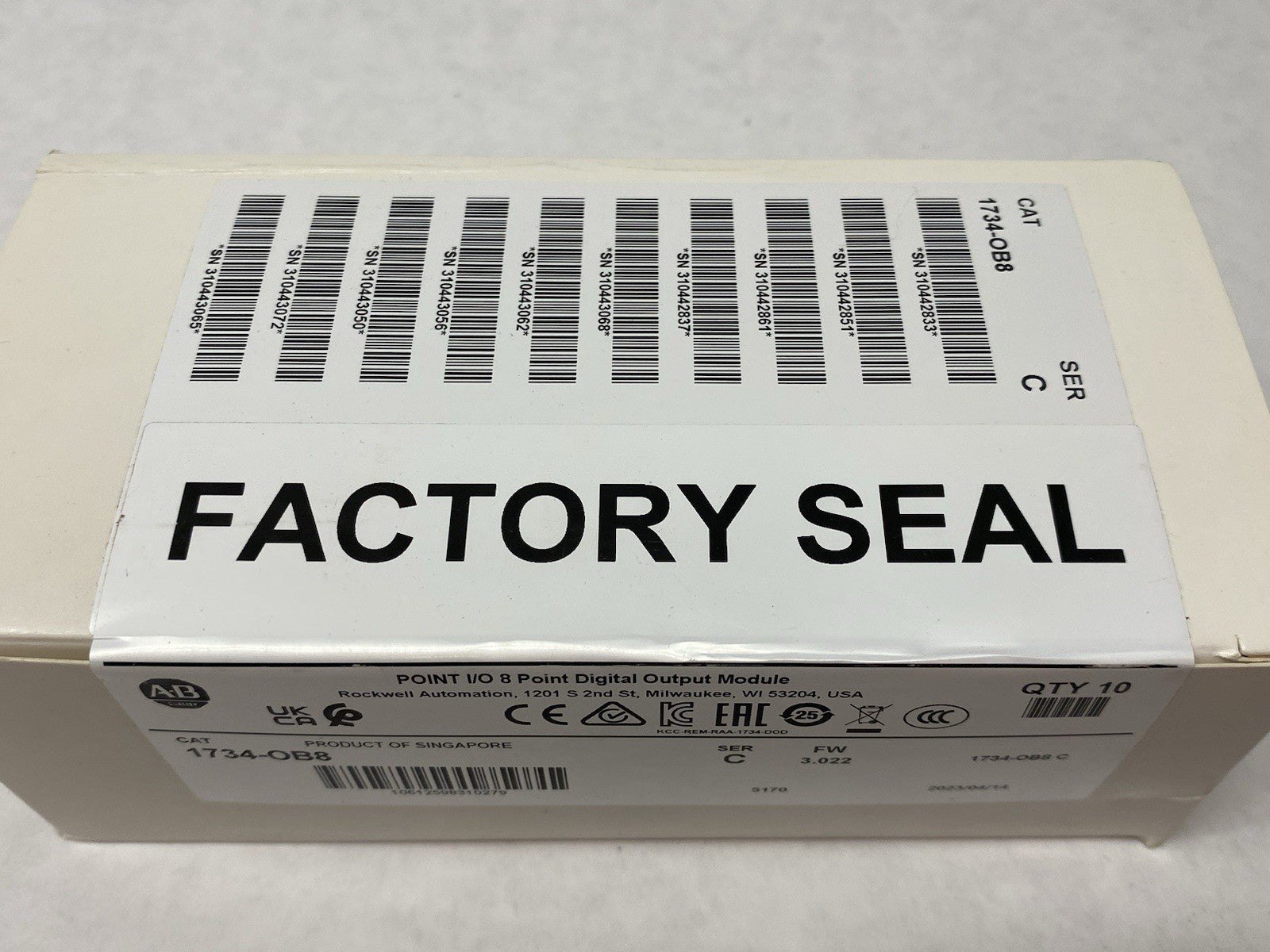 | Allen Bradley 1734-OB8 Ser. C POINT I/O 8-Point Digital Output Module BOX OF 10 - New - Maverick Industrial Sales