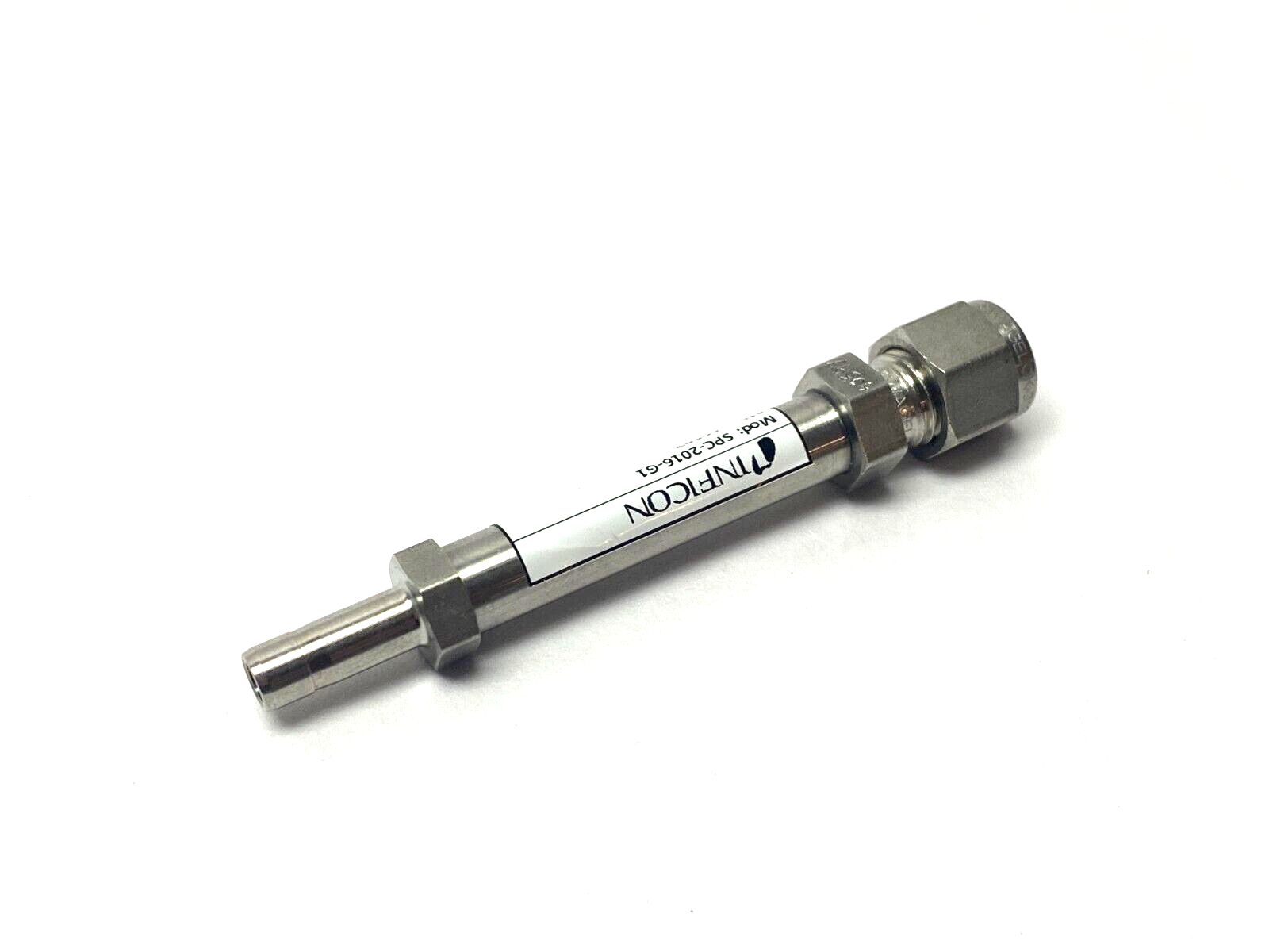Inficon SPC-2016-G1 Helium Leak Detection Vacuum Jet Nozzle 4.41E-4 atmcc/sec - Maverick Industrial Sales