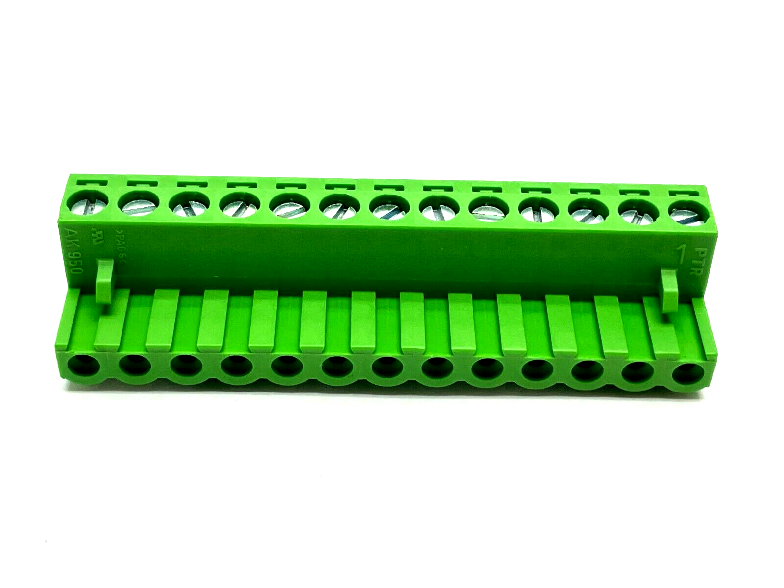 PTR Hartmann AK950/13-5.0-GREEN Connector Header 13-Pole LOT OF 4 - Maverick Industrial Sales