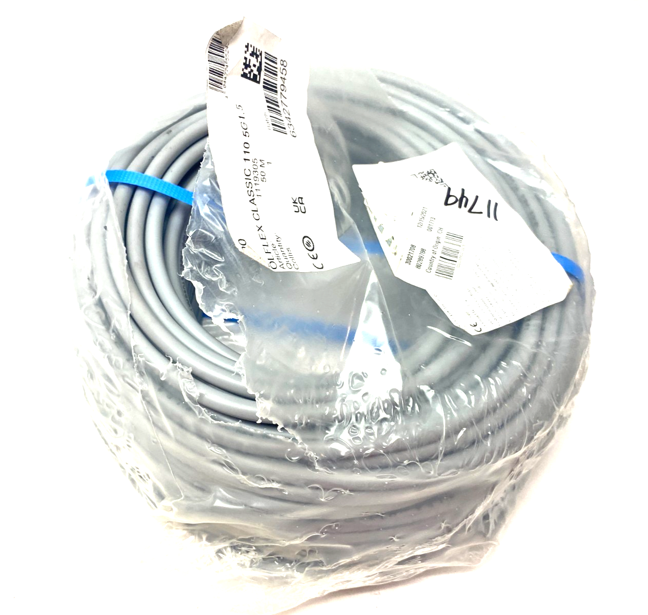 Lapp 1119305 ÖLFLEX® CLASSIC 110 Flexible Power and Control Cable, 50m Roll - Maverick Industrial Sales