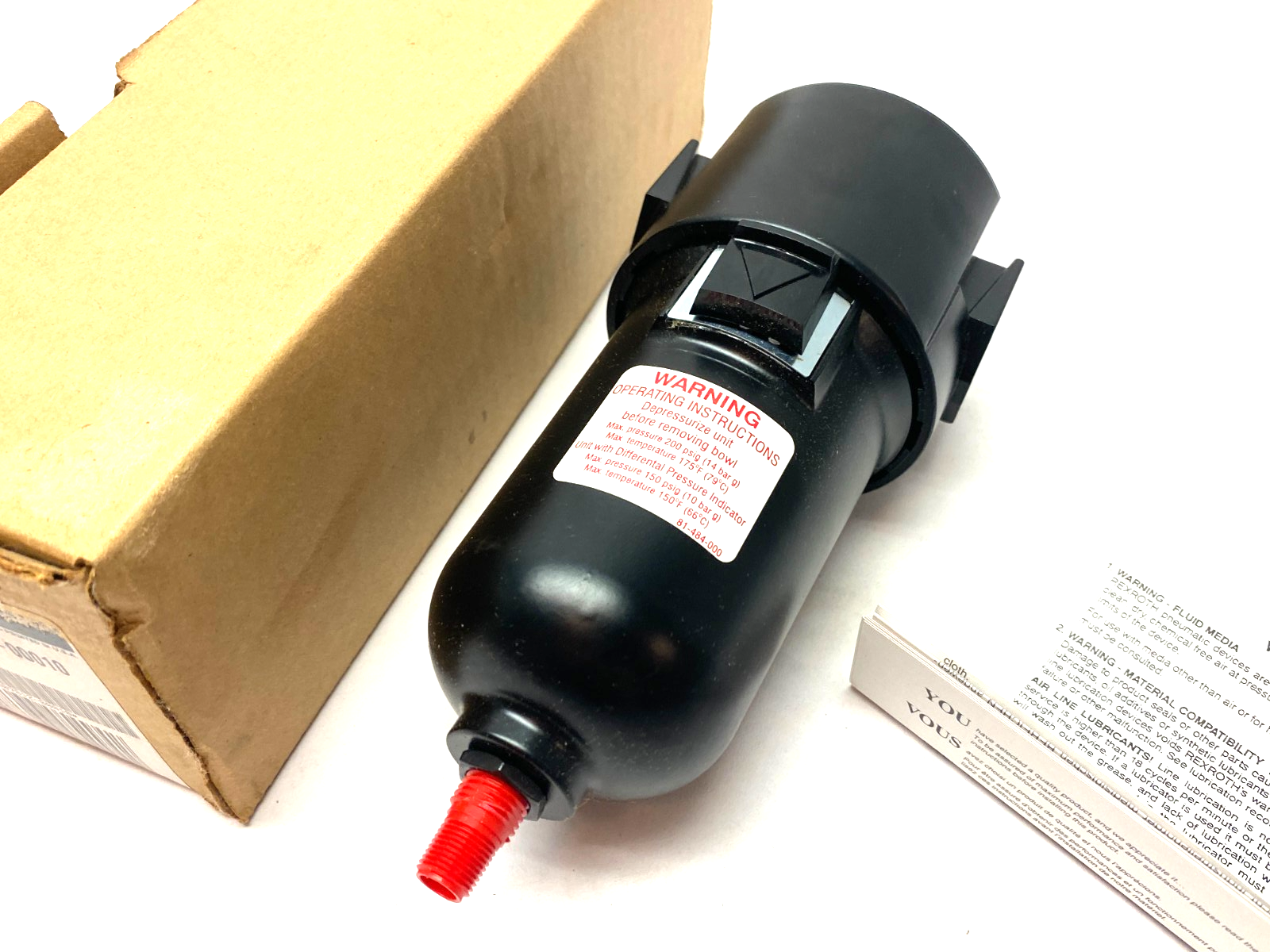 Mannesmann Rexroth PF-007812-00010 Modular Pneumatic Filter - Maverick Industrial Sales
