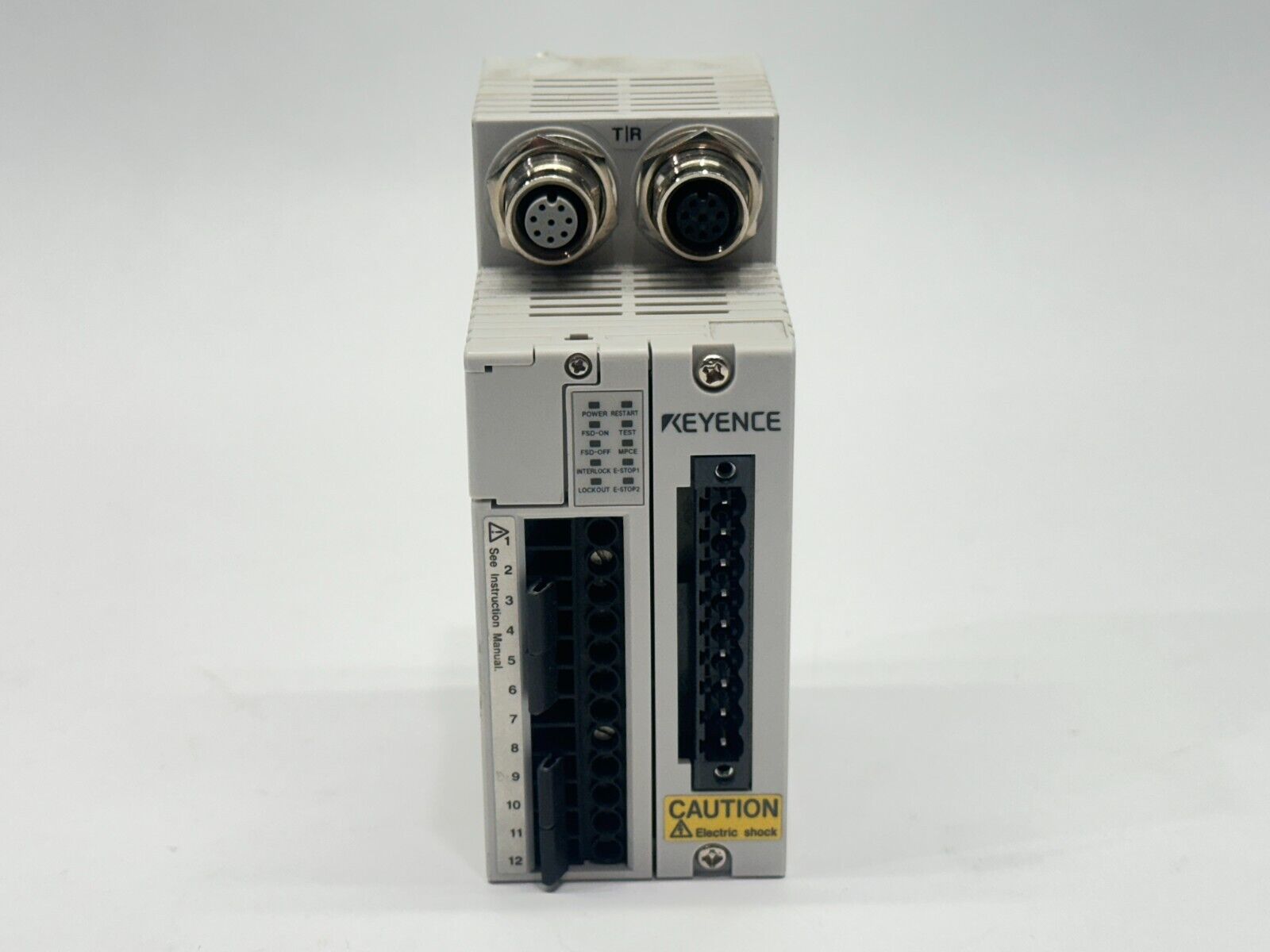 Keyence SL-R11 Safety Control Unit 150mA 24VDC DAMAGED - Maverick Industrial Sales