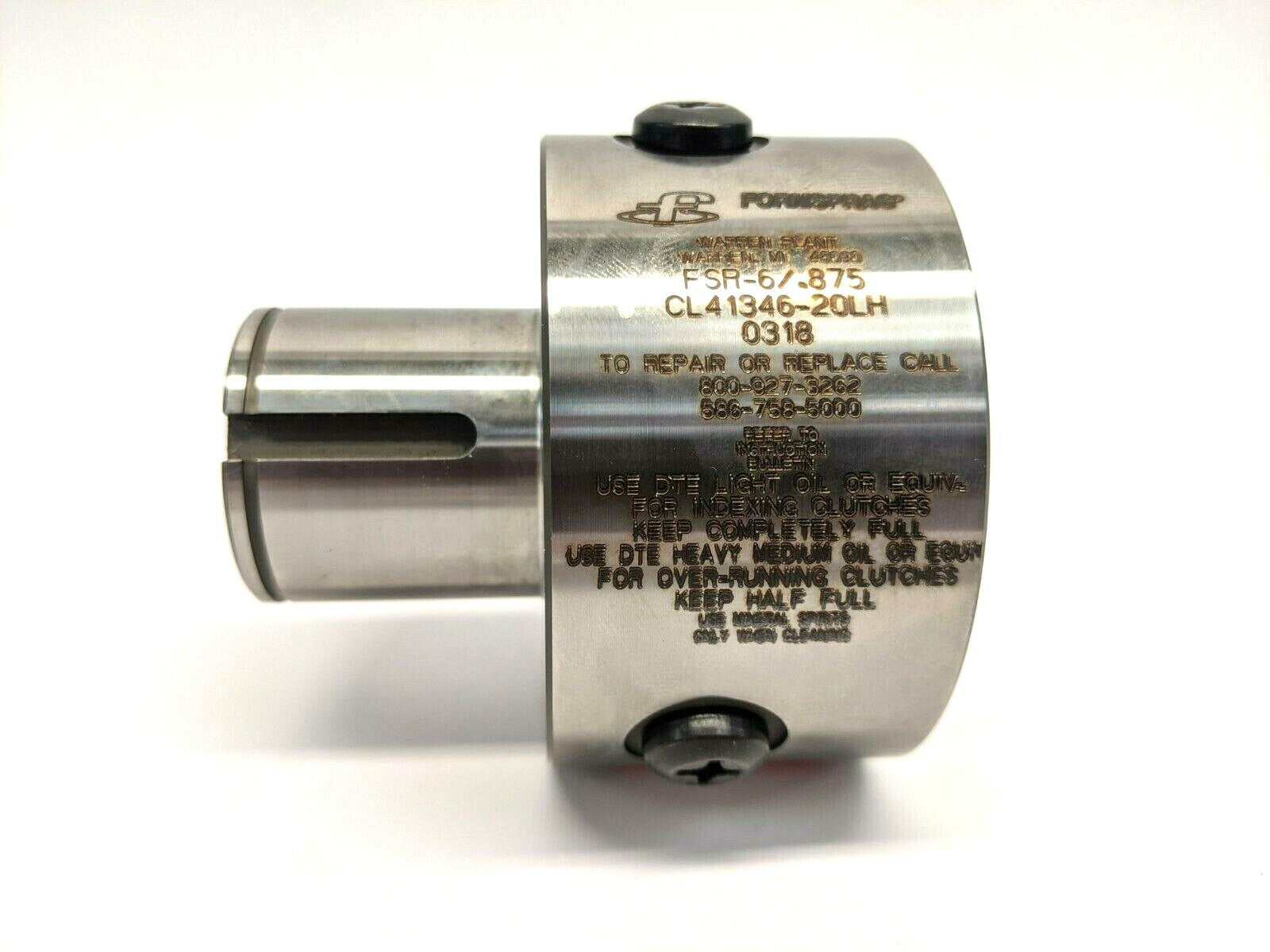 Formsprag CL41346-20LH General Purpose Overrunning Clutch FSR-6/.875LH C'STD - Maverick Industrial Sales