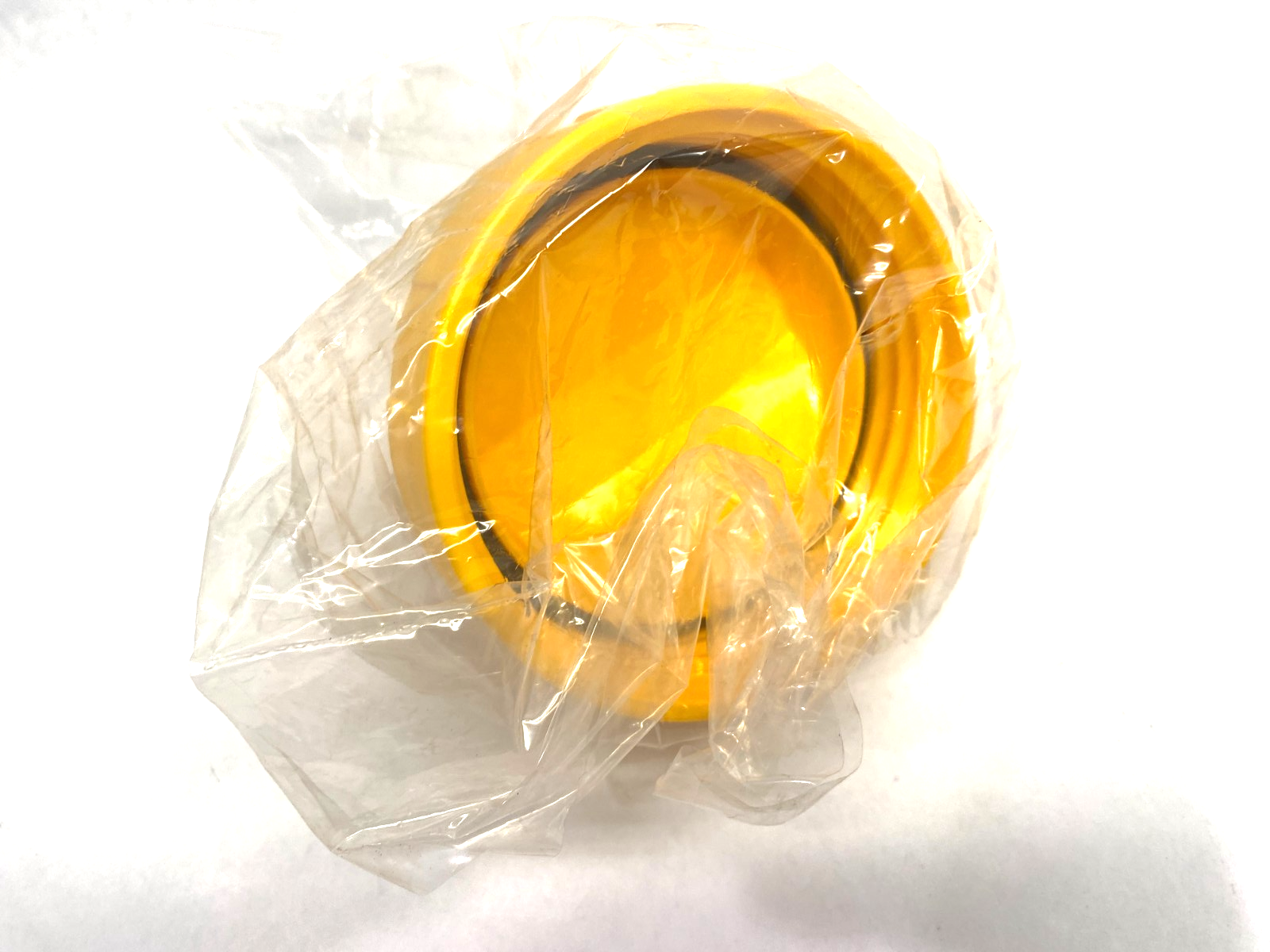 100109 | Oilsafe Spill-Proof Storage Lid, Yellow - New - Maverick Industrial Sales