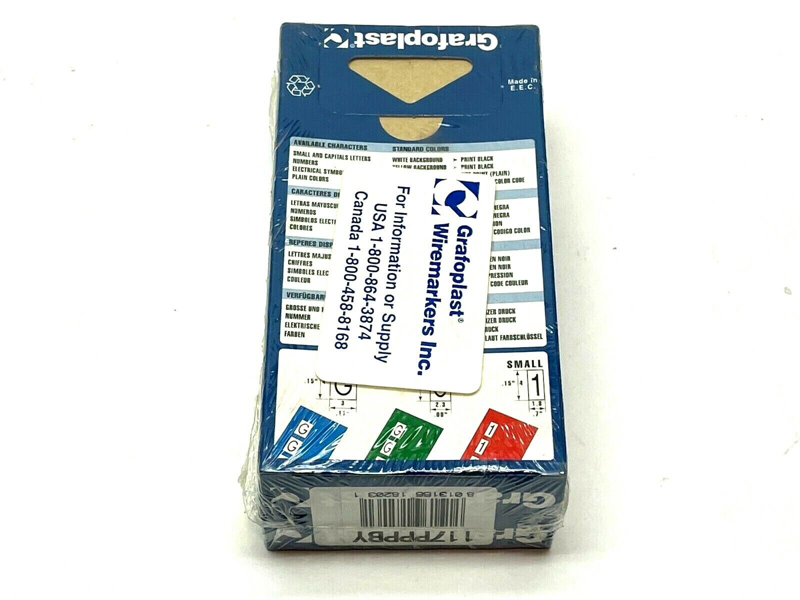 Grafoplast 117PPPBY Wiremarker Strips LOT OF 50 - Maverick Industrial Sales