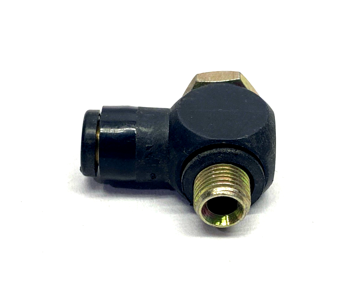 3118 06 10 | Legris Male Swivel Banjo Elbow Push-In Fitting 6mm Tube OD x 1/8 5-PK - New – Open box - Maverick Industrial Sales