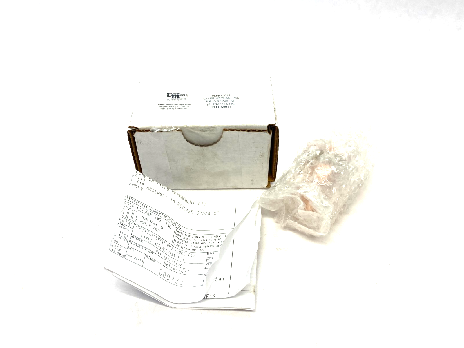 Laser Mech PLFRK0011 Laser Mechanisms Field Repair Kit for Auto Focus Head - Maverick Industrial Sales