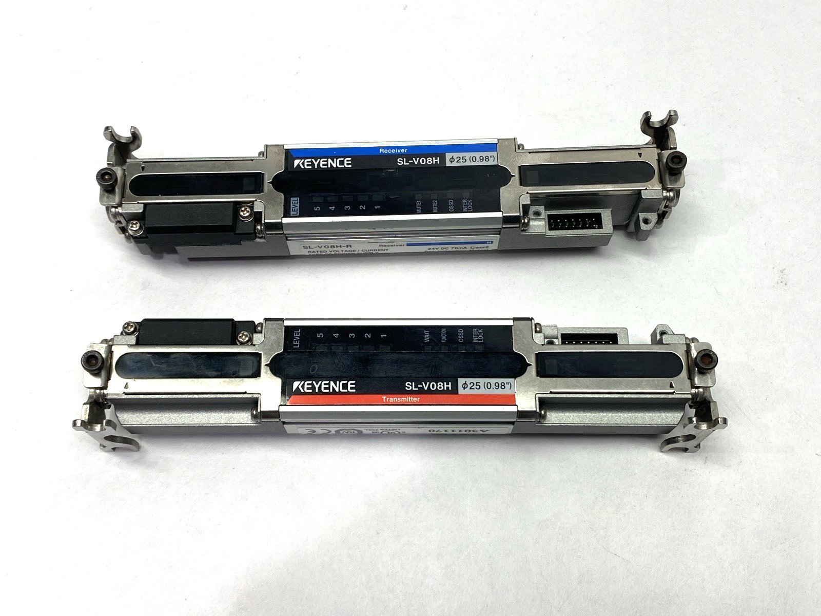 SL-V08H | Keyence Safety Light Curtain Main Unit Transmitter & Receiver - Used - Maverick Industrial Sales