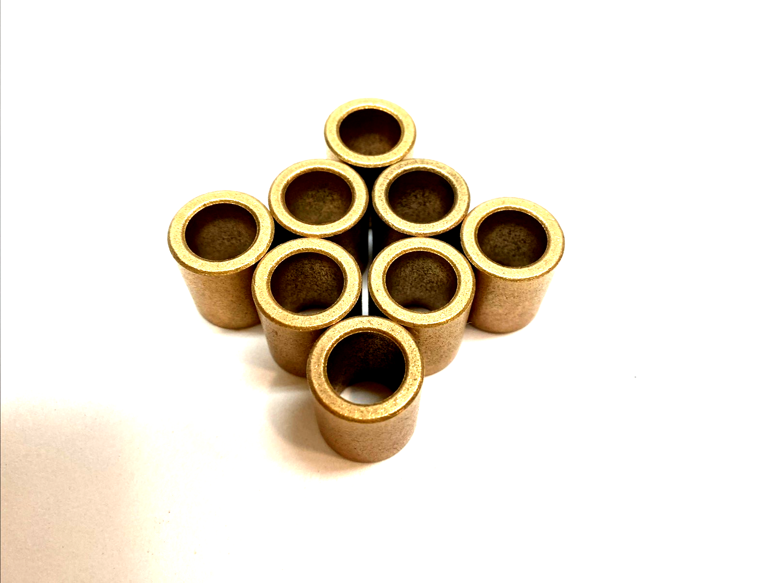 Isostatic Industries AM-1218-20 Bronze Sleeve Bearing LOT OF 8 - Maverick Industrial Sales