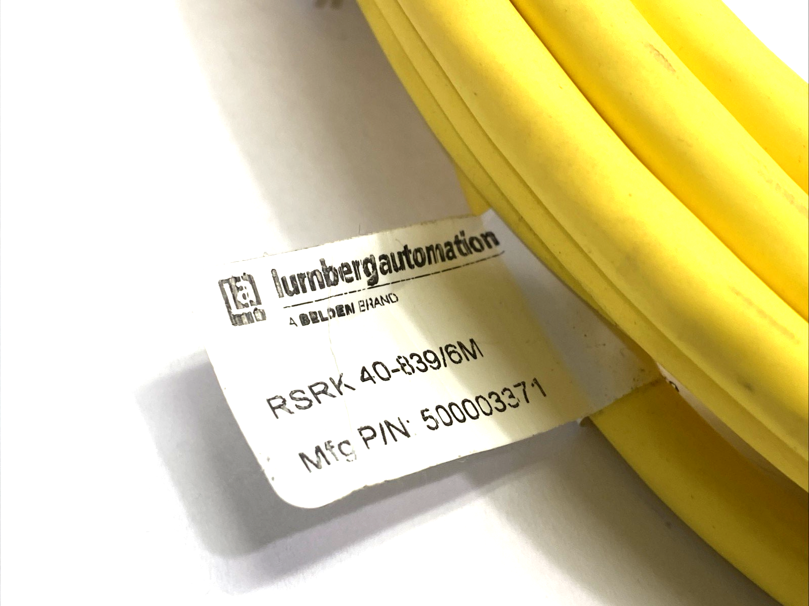 RSRK 40-839/6M | Lumberg Automation Cordset 7/8" 4-Pin Male-Female 6m 500003371 - New – Open box - Maverick Industrial Sales