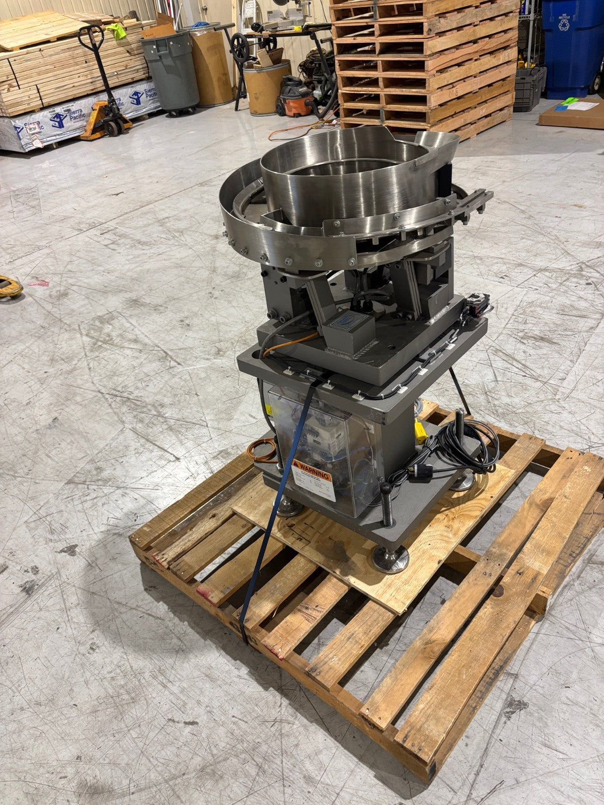 22206 | Fortville Custom Vibratory Bowl Feeder, , (2) REOVIB MFS 268 Controls, 24" - Used - Maverick Industrial Sales
