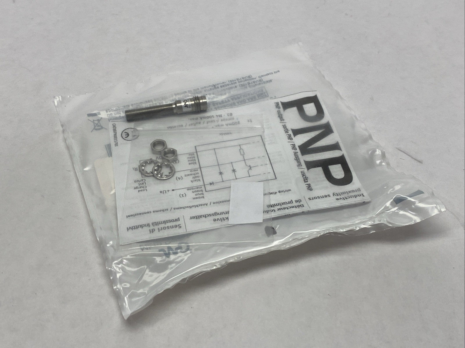 Micro Detectors PD1/CP-1F Inductive Proximity Switch 10-30VDC - Maverick Industrial Sales
