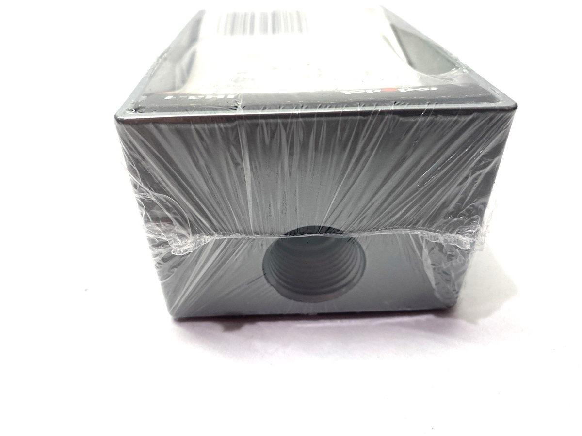 Red Dot IH3-1 Weatherproof Box 1/2", Three Hole, Silver, Aluminum, LOT OF 2 - Maverick Industrial Sales