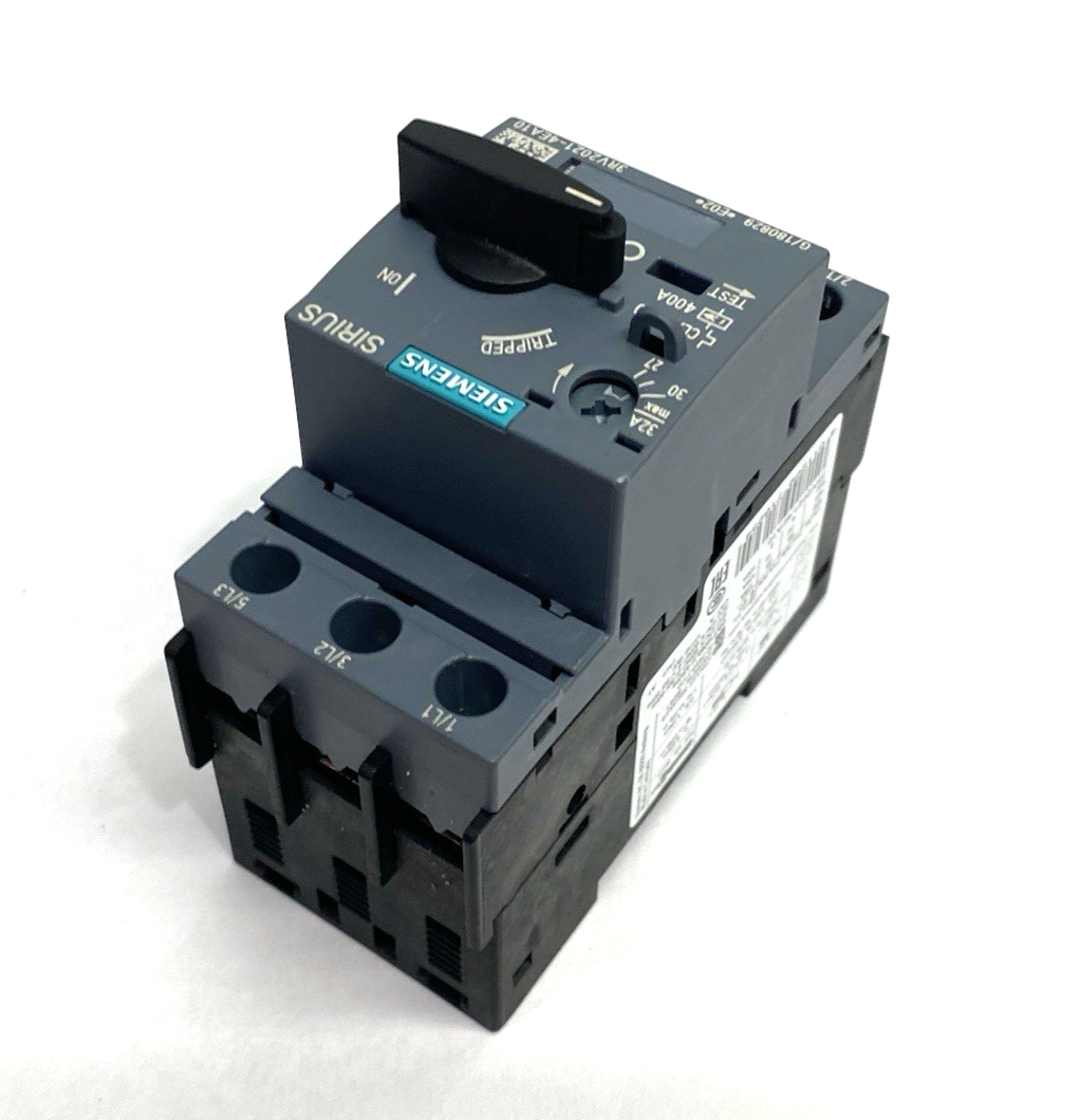 Siemens 3RV2021-4EA10 SIRIUS Motor Protection Circuit Breaker, Size S00 - Maverick Industrial Sales