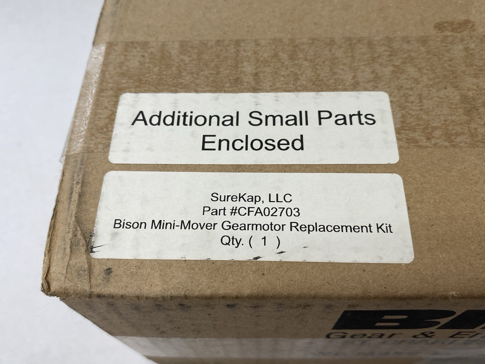 Bison 011-175-0007 Parallel DC Gearmotor 1/10HP 268rpm 6.7:1 Ratio - Maverick Industrial Sales