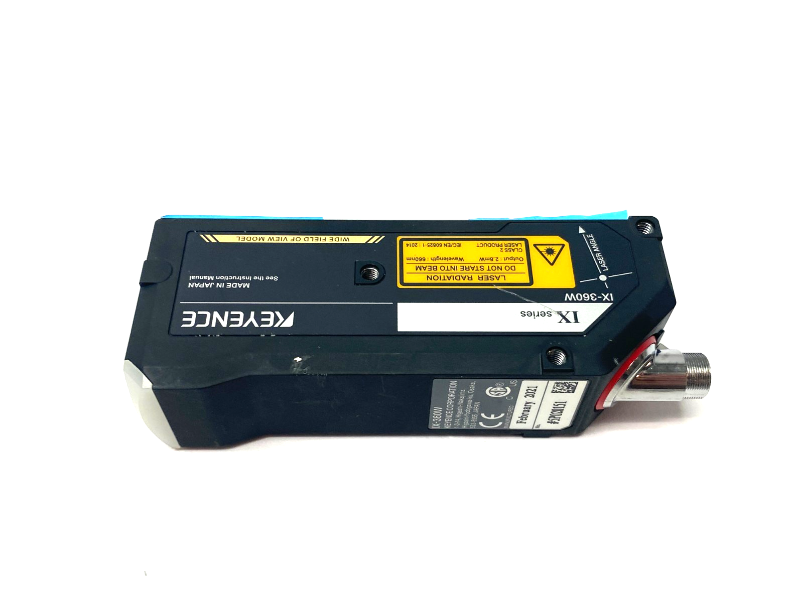 Keyence IX-360W Image Based Laser Sensor Head 360mm Scan/Line Mode - Maverick Industrial Sales