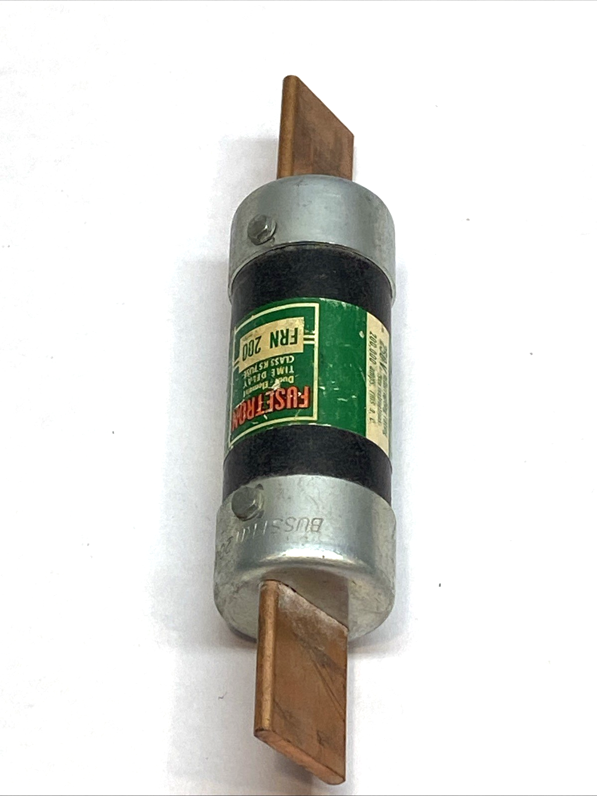 Bussmann FRN 200 Fusetron Time Delay Class RK5 Fuse 200A 250VAC LOT OF 2 - Maverick Industrial Sales