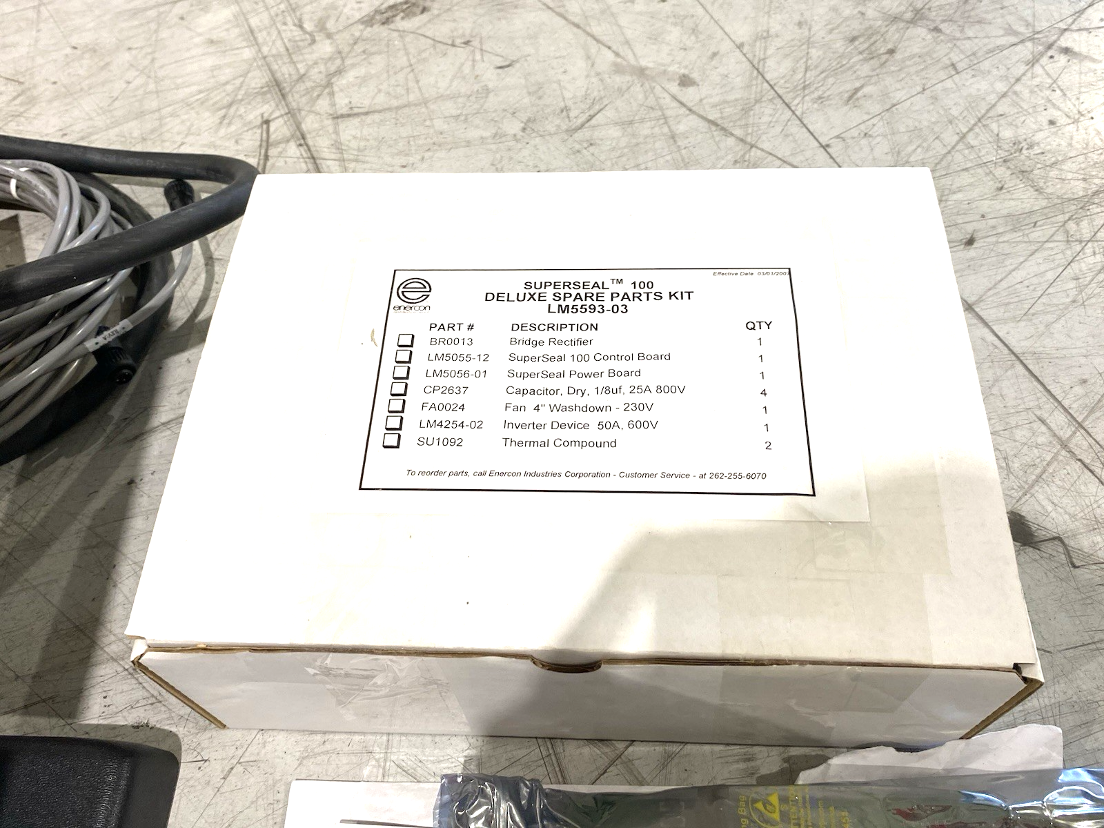 Enercon LM5022-222 Super Seal™ 100 Induction Cap Sealer, w/ Spare Parts Kit - Maverick Industrial Sales