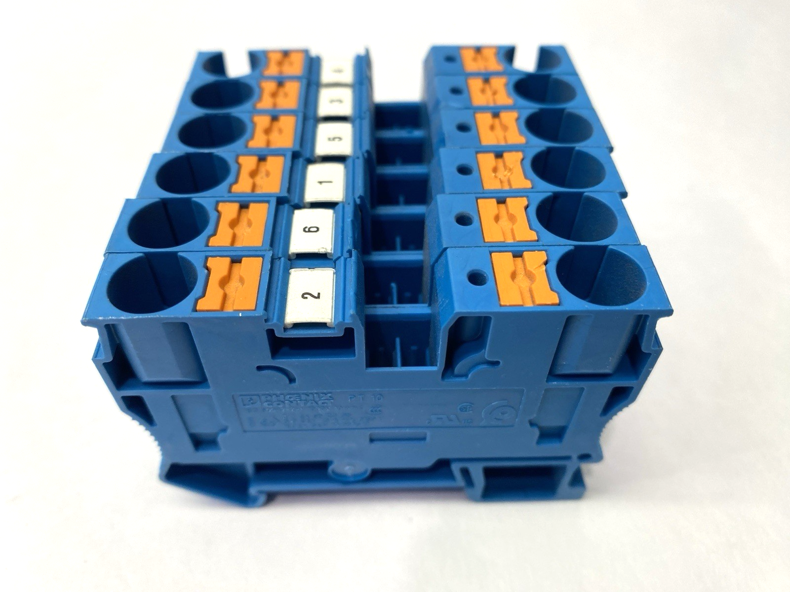 PT 10 BU | Phoenix Contact Feed-Through Terminal Block 3212123 LOT OF 6 - Used - Maverick Industrial Sales