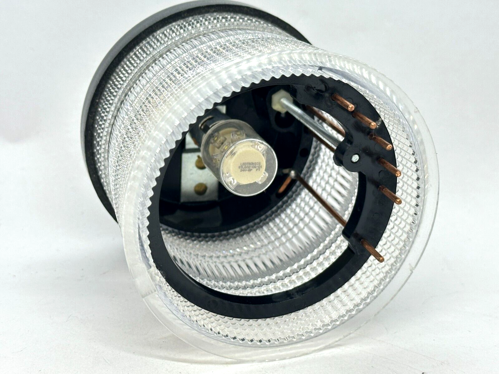 Edwards 101SINC-G1 AdaptaLight 101 Series Stackable Beacon Light Clear .61A 24V - Maverick Industrial Sales