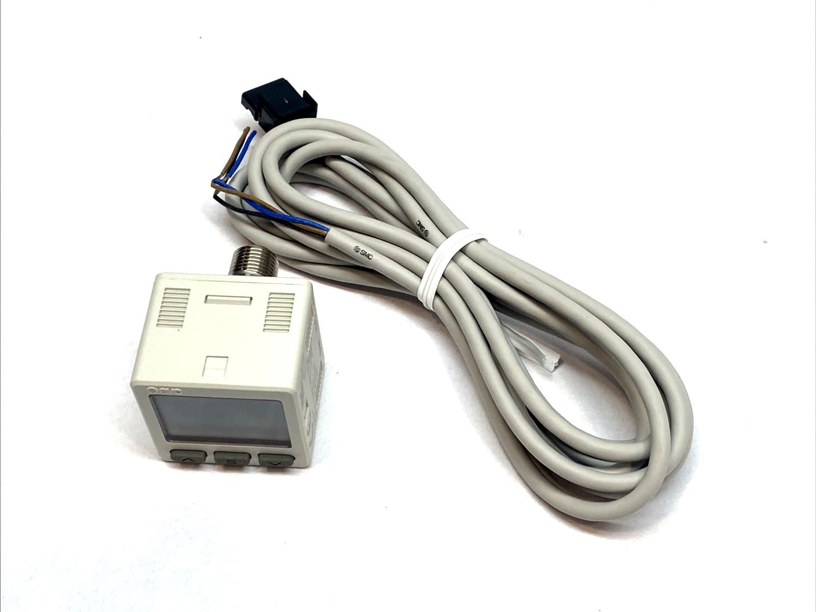 ISE20-P-01-L | SMC Digital Pressure Switch 0–1 MPa PNP R1/8 - 3-Screen - New – Open box - Maverick Industrial Sales