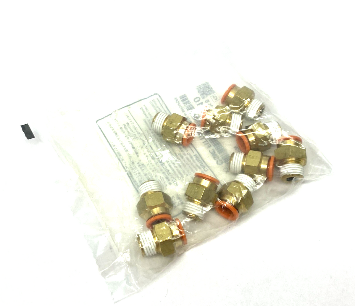 KQ2H11-35AS | SMC Male Push-to-Connect Fitting, 3/8" In Tube 1/4" NPT, 10-PACK - New - Maverick Industrial Sales