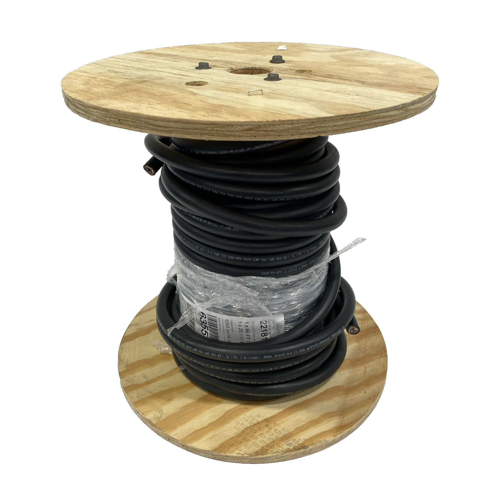 LAPP 221818 Cable OLFLEX TRAY II 18G1 18/18C 66-FT 18C 18 AWG Black - Maverick Industrial Sales