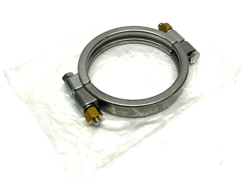 VNE Corp 13MHP4.0 High Pressure Vacuum Clamp 4" Diameter T304 SS 691-10062 - Maverick Industrial Sales