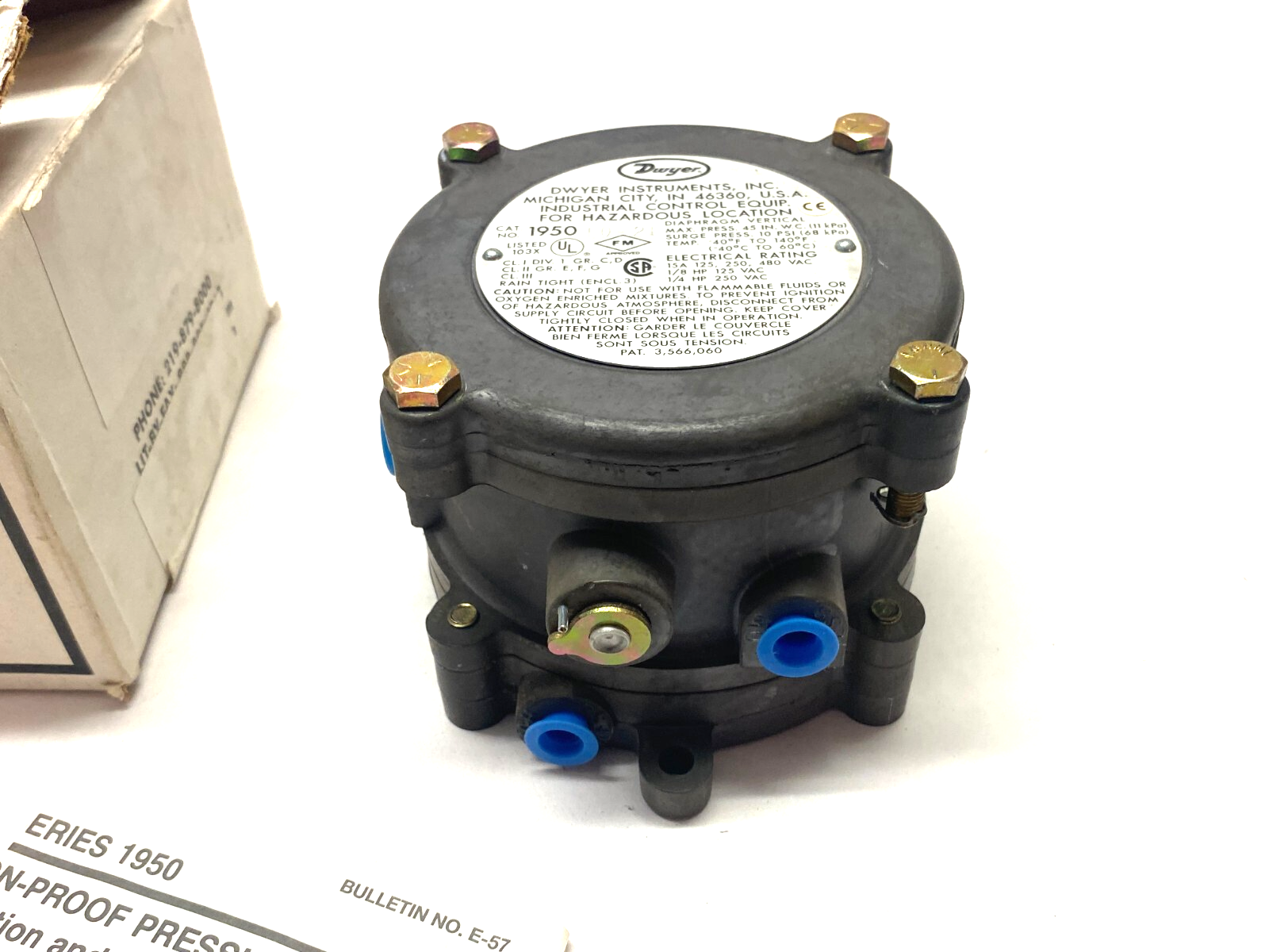 Dwyer 1950-10-2F Explosion Proof Pressure Switch - Maverick Industrial Sales