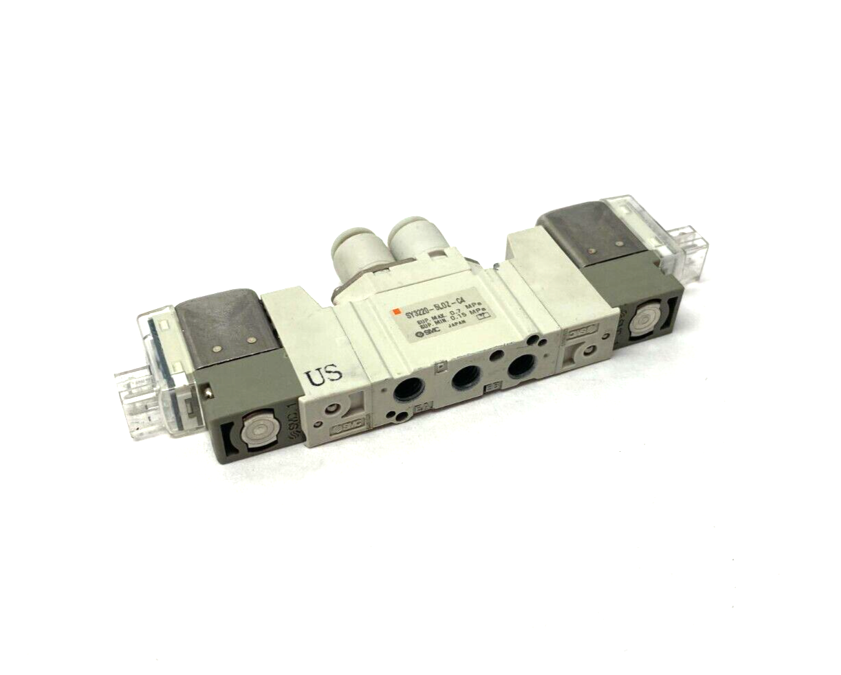 SMC SY3220-5LOZ-C4 Double Solenoid Valve 5-Port - Maverick Industrial Sales