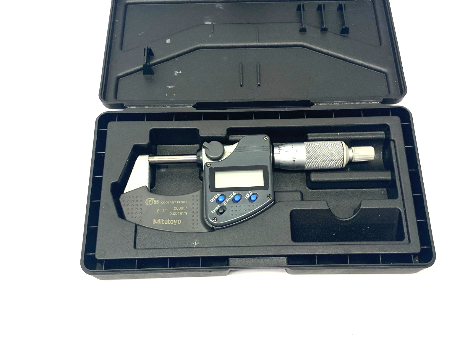 Mitutoyo 293-340-30 Digimatic Micrometer IP65 Coolant Proof MDC-1"PX - Maverick Industrial Sales
