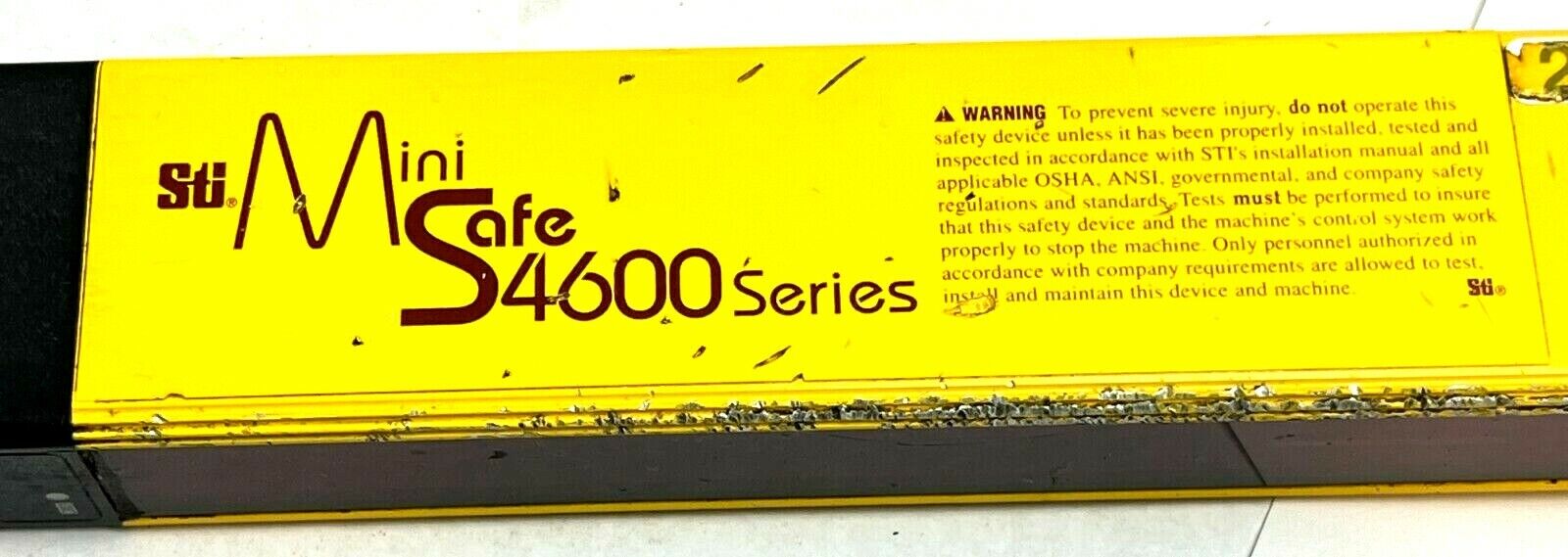 Omron STI MS46-20-1215-Q1-X Safety Light Curtain Mini Safe 4600 Transmitter - Maverick Industrial Sales