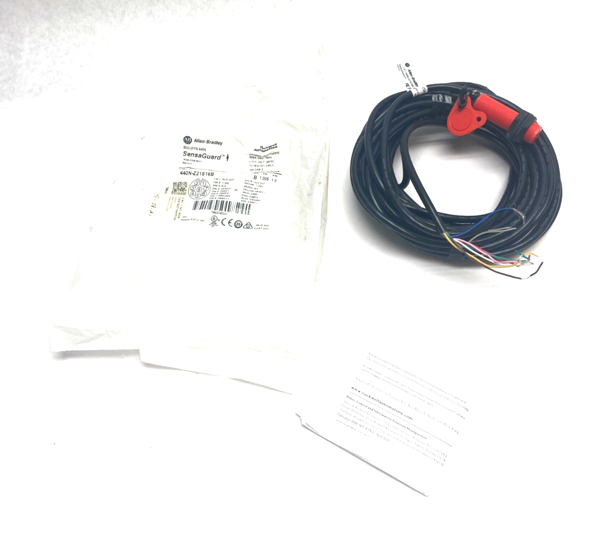 Allen Bradley 440N-Z21S16B Ser. B SensaGuard Non-Contact Safety Switch 18mm - Maverick Industrial Sales