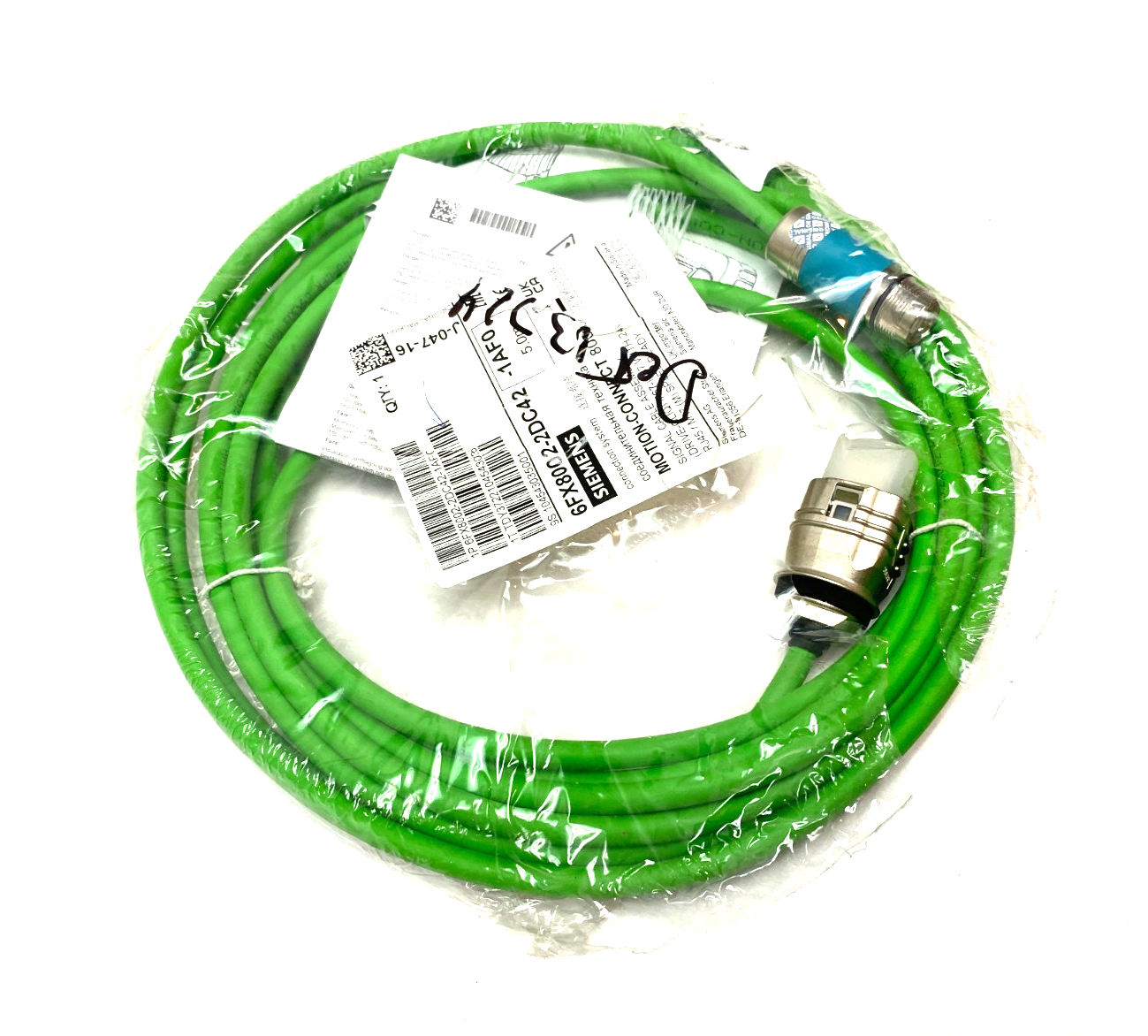 Siemens 6FX8002-2DC42-1AF0 Motion-Connect 800Plus Drive-Cliq Signal Cable Assem. - Maverick Industrial Sales