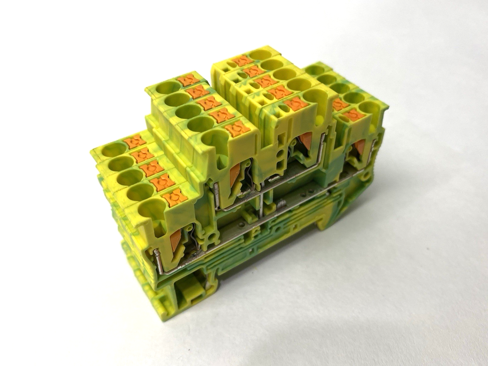 3210596 | Phoenix Contact PTTB 2,5-PE Double Level Terminal Block LOT OF 5 - Used - Maverick Industrial Sales